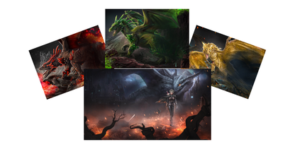 DRAGON QUEEN INTERIOR ART PRINTS