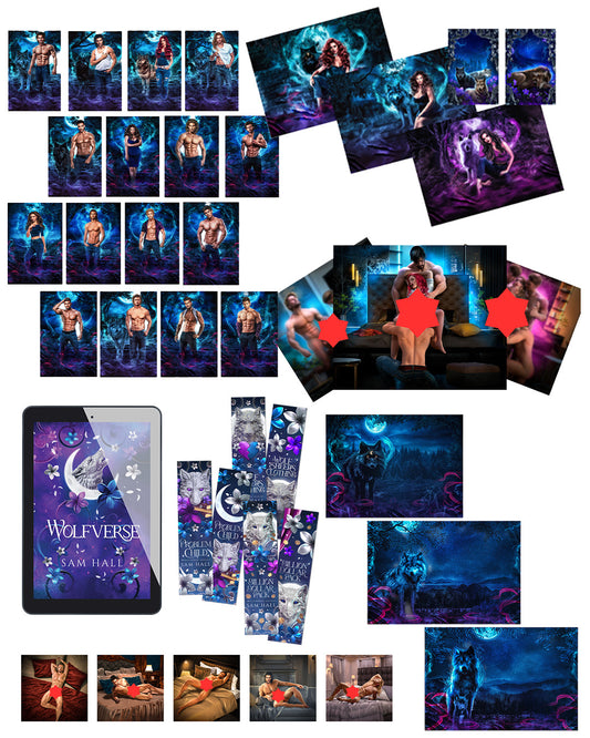 Collection of  art from Sam Hall book covers with various titles and covers displayed.